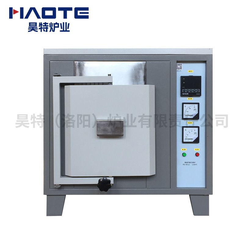 1200度300x200x200馬弗爐灰（huī）白不（bú）鏽鋼把手（shǒu）+