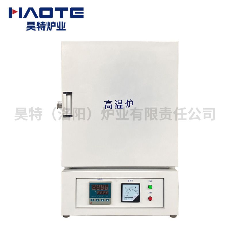 雙開門馬弗爐尺寸200X200X200溫度1400℃門堵（dǔ）開孔純白  雙爐門