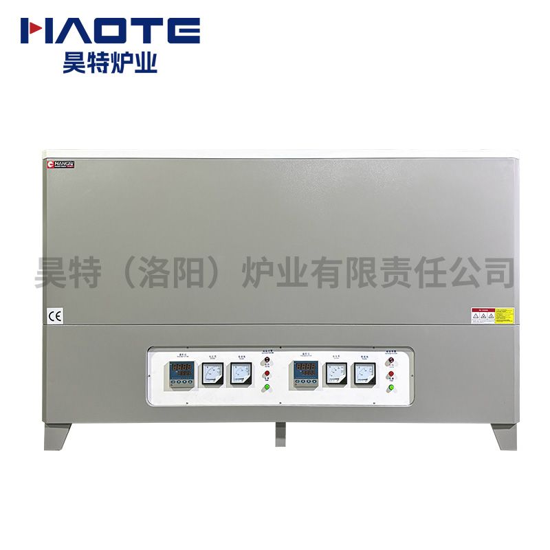 管式爐1700℃直（zhí）徑60X1500雙溫區