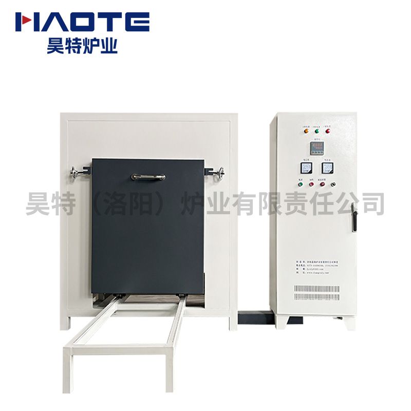 1000℃台車爐600X600X600手動新配色分體（tǐ）