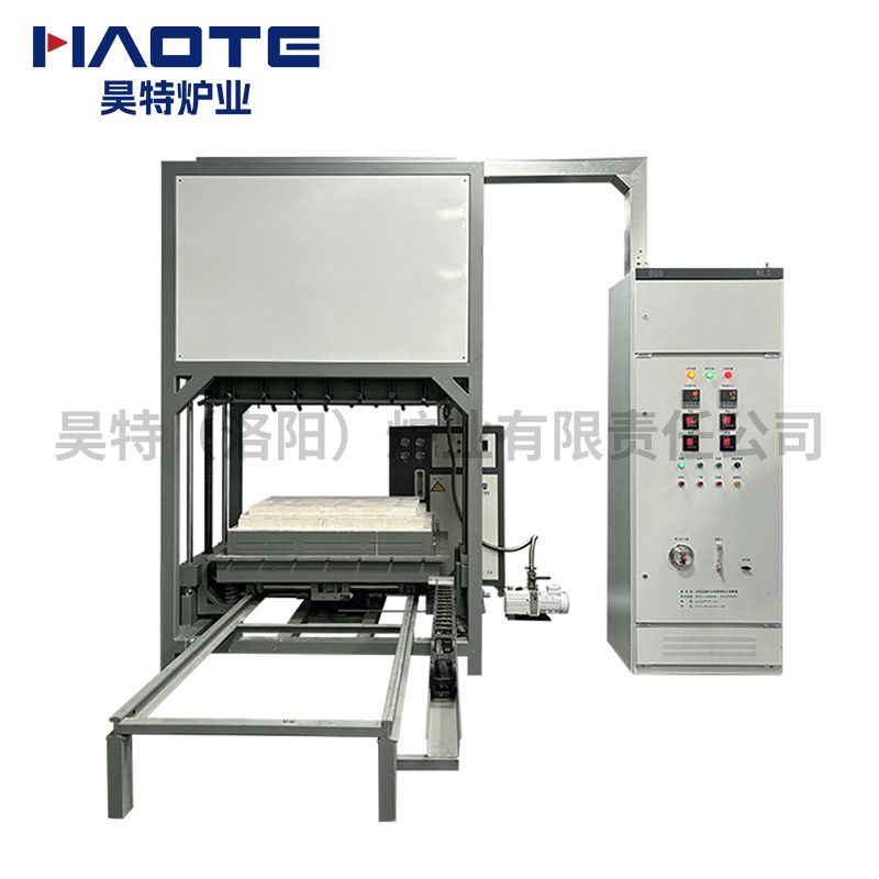 真空氣氛升降爐1700℃尺（chǐ）寸1000X600X600絲杆（gǎn）升降灰白單爐車